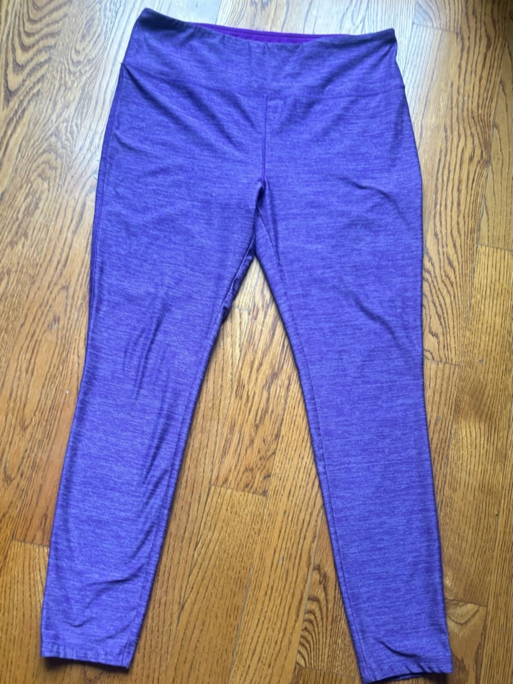 VOGO Athletica Purple Heathered Leggings Women’s XL Stretch Activewear